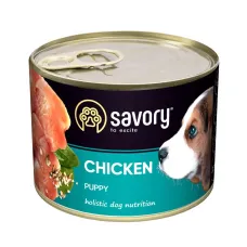 Вологий корм для цуценят Savory з куркою 200 г (30549) Вологий корм для цуценят Savory з куркою 200 г (30549)