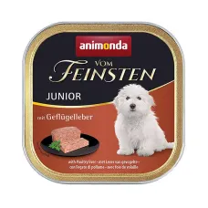 Вологий корм для цуценят Animonda Vom Feinsten Junior Poultry liver з пташиною печінкою 150 г (AM-82657) Вологий корм для цуценят Animonda Vom Feinsten Junior Poultry liver з пташиною печінкою 150 г (AM-82657)