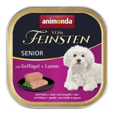 Вологий корм для собак Animonda Vom Feinsten Senior Poultry+Lamb з птахом та ягнятим 150 г (AM-82623) Вологий корм для собак Animonda Vom Feinsten Senior Poultry+Lamb з птахом та ягнятим 150 г (AM-82623)