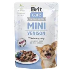 Вологий корм для собак Brit Care Mini pouch з філе дичини в соусі 85 г (100220/4456/100915)