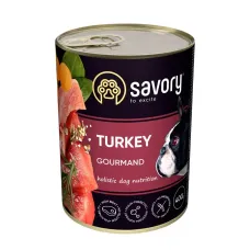 Корм для дорослих собак усіх порід Savory з індичкою 400 г (30518) Корм для дорослих собак усіх порід Savory з індичкою 400 г (30518)
