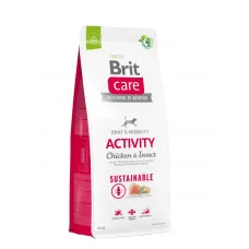 Сухий корм для активних собак Brit Care Dog Sustainable Activity з куркою та комахами 12 кг (172192)