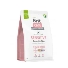 Сухой корм для собак Brit Care Dog Sustainable Sensitive с рыбой и насекомыми 3 кг (172188) Сухой корм для собак Brit Care Dog Sustainable Sensitive с рыбой и насекомыми 3 кг (172188)