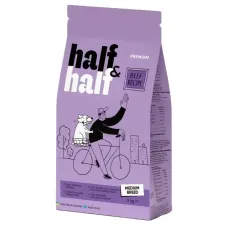 Сухой корм для собак средних пород Half&Half Medium Breed с говядиной 2 кг (20741) Сухой корм для собак средних пород Half&Half Medium Breed с говядиной 2 кг (20741)