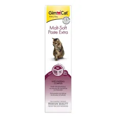 Паста для кішок GimCat Malt-Soft Extra для виведення вовни 200 г (G-417127/417943)