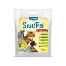 Наповнювач Природа SaniPet Універсальний Лимон деревний 5 кг (PR240792)