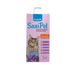 Наповнювач Природа SaniPet з бентонітовим лавандою 5 кг (PR240780)