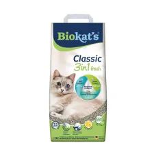 Наповнювач для котячого туалету Biokat's Fresh 3in1 бентонітовий 10 л (G-613314/614212)