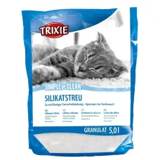 Наповнювач для кішок Trixie Simple Clean силікагелевий 5 л (4026)