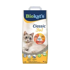 Наповнювач для котячого туалету Biokat's Classic бентонітовий 3in1 10 л (G-613307/614458)