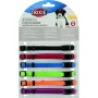 Набор ошейников для щенков Trixie M-L 22х35 см Разноцветный 6 шт (15555)