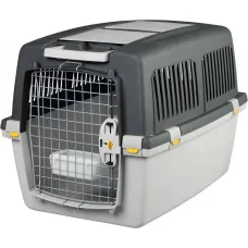 Переноска для животных Trixie Transportbox Gulliver IV до 18 кг 52х51х72 см Серый (39871) (7057)