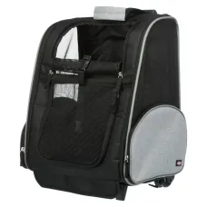 Сумка-рюкзак для животных Trixie T-Bag Trolley на колёсах до 8 кг 32х45х25 см Черно-серый (2880)