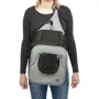 Сумка-перенесення для маленьких тварин Trixie Savina Front Carrier 30x33x26 см до 10 кг Чорно-сірий (28941)