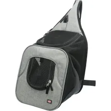 Сумка-переноска для маленьких животных Trixie Savina Front Carrier 30x33x26 см до 10 кг Черно-серый (28941)