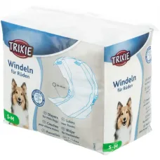 Подгузники для кобелей Trixie S-M 30-46 см Белый 12 шт (23641)