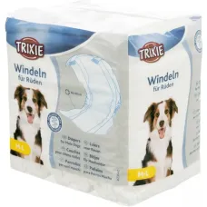 Подгузники для кобелей Trixie M-L 46-60 см Белый 12 шт (23642)