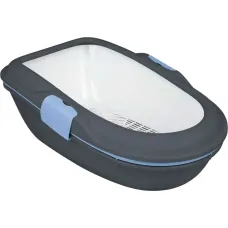 Туалет для кішок з бортиком та сіткою Trixie Berto 39x22x59 см Різнокольоровий (40154) Туалет для кішок з бортиком та сіткою Trixie Berto 39x22x59 см Різнокольоровий (40154)