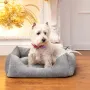 Лежак для собак Pet Fashion Denver 78х60х20 см Сірий (PR243006)
