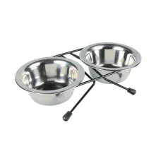 Миска для собак Trixie 14 см 750 мл Сріблястий 2 шт (24832)