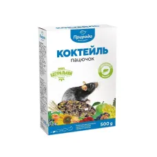 Корм для щурів Природа Коктейль Пацюк 500 г (PR740043) Корм для щурів Природа Коктейль Пацюк 500 г (PR740043)