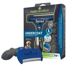 Фурмінатор для довгошерстих собак FURminator Long Hair Large Breed Dog L 13x23.5x5 см Чорно-синій (691657) Фурмінатор для довгошерстих собак FURminator Long Hair Large Breed Dog L 13x23.5x5 см Чорно-синій (691657)