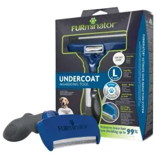 Фурмінатор для короткошерстих собак FURminator Short Hair Large Breed Dog L 13x23.5x5 см Синьо-чорний (691656) Фурмінатор для короткошерстих собак FURminator Short Hair Large Breed Dog L 13x23.5x5 см Синьо-чорний (691656)
