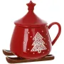 Чашка с крышкой BonaDi Santa sleigh Разноцветный 300 мл DP230945