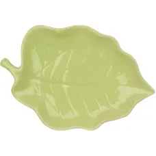 Набір фігурних тарілок BonaDi Green Sheet 25х17 см Салатовий 6 шт DP230999 Набір фігурних тарілок BonaDi Green Sheet 25х17 см Салатовий 6 шт DP230999
