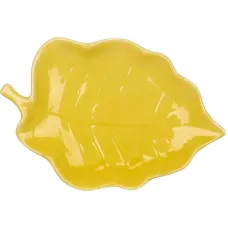 Набір фігурних тарілок BonaDi Yellow Sheet 25х17 см Жовтий 6 шт DP231000 Набір фігурних тарілок BonaDi Yellow Sheet 25х17 см Жовтий 6 шт DP231000