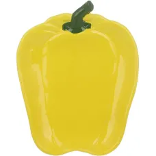 Тарілки BonaDi Ceramic Yellow Pepper 28х22 см Жовтий 2 шт DP231012 Тарілки BonaDi Ceramic Yellow Pepper 28х22 см Жовтий 2 шт DP231012