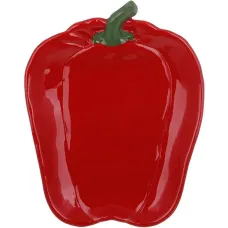 Тарілки BonaDi Ceramic Red Pepper 27.5х21.5 см Червоний 2 шт DP231013 Тарілки BonaDi Ceramic Red Pepper 27.5х21.5 см Червоний 2 шт DP231013