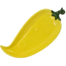 Тарілки BonaDi Ceramic Yellow Pepper 33х15 см Жовтий 2 шт DP231018 Тарілки BonaDi Ceramic Yellow Pepper 33х15 см Жовтий 2 шт DP231018