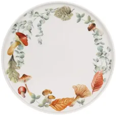 Набір обідніх тарілок BonaDi Mushroom Glade 26 см Різнокольоровий 6 шт DP231049