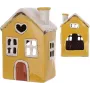 Интерьерный подсвечник BonaDi Old Town House N24 10х7.5х15 см Желтый (DP231216)