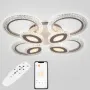 Полочна LED люстра Sunlight 5809/4+4 Білий