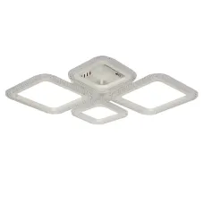 Стельова LED люстра Sunlight 70x53x8 см Білий (6063/2+2)