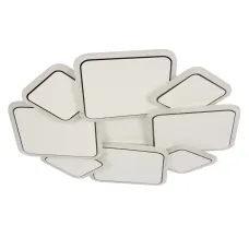 Стельова LED люстра Sunlight 50x7 см Білий (6082/500)