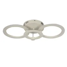 Стельова LED люстра Sunlight W8067/2+1 Білий