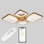 Стельова LED люстра Sunlight 5631/2+2 R Gold