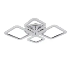 Стельова LED люстра Sunlight 5331/2+2 R хром