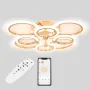 Полочна LED люстра Sunlight 5333/4+4 GLD Gold