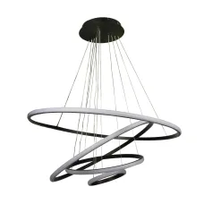 Стельова LED люстра Sunlight 6026/2+4+6+8 чорний
