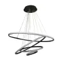 Стельова LED люстра Sunlight 6026/2+4+6+8 чорний