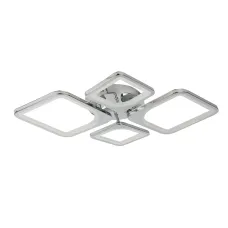 Стельова LED люстра Sunlight 5631/2+2 хром