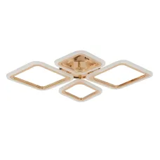 Стельова LED люстра Sunlight 5331/2+2 Gold