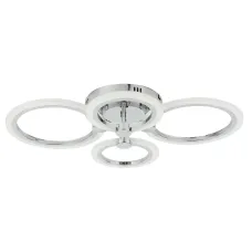 Стельова LED люстра Sunlight 5333/2+2 хром