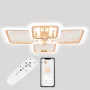 Стельова LED люстра Sunlight 5667/2+2 Gold