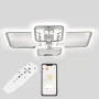 Стельова LED люстра Sunlight 5667/2+2 хром