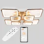 Стельова LED люстра Sunlight 5631/4+4 Gold